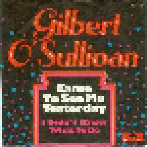 Gilbert O'Sullivan: Came To See Me Yesterday - Cover
