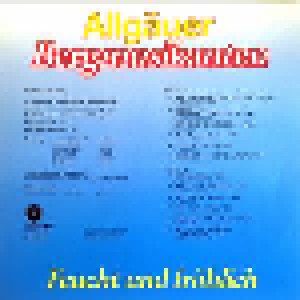 Allgäuer Bergmusikanten: Feucht Und Fröhlich (LP) - Bild 2