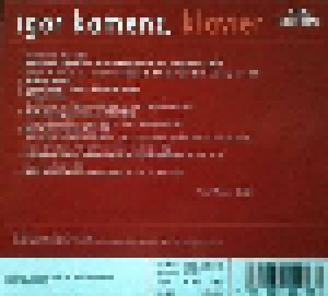 Igor Kamenz, Klavier (CD) - Bild 2