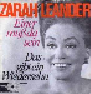 Zarah Leander: Einer Muß Da Sein - Cover