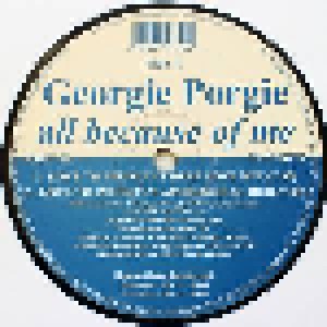 Georgie Porgie: All Because Of Me (12") - Bild 1