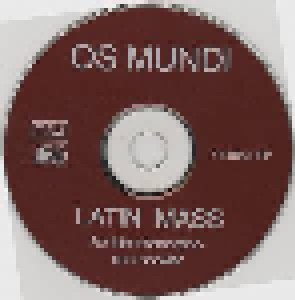 Os Mundi: Latin Mass (CD) - Bild 4