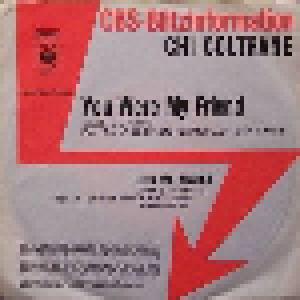 Chi Coltrane: You Were My Friend (Promo-7") - Bild 1