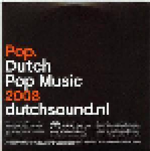 Pop. Dutch Pop Music 2008 dutchsound.nl - Cover