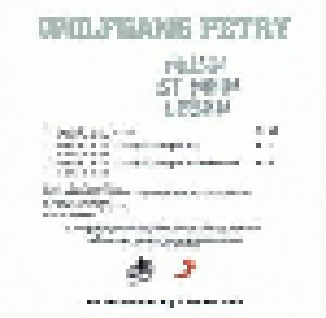 Wolfgang Petry: Musik Ist Mein Leben (Promo-Single-CD) - Bild 2