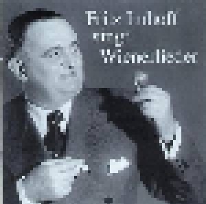 Cover - Fritz Imhoff: Fritz Imhoff Singt Wienerlieder