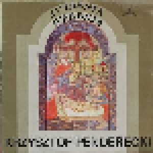Cover - Krzysztof Penderecki: Jutrznia - Utrenja