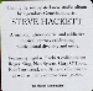 Steve Hackett: The Night Siren (CD) - Bild 2