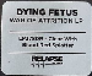 Dying Fetus: War Of Attrition (LP) - Bild 7