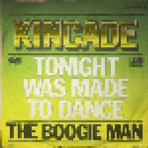Cover - Kincade: Tonight Was Made To Dance