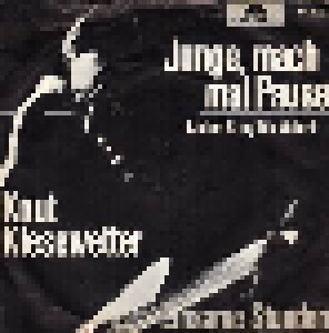 Cover - Knut Kiesewetter: Junge, Mach Mal Pause