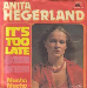 Cover - Anita Hegerland: It's Too Late