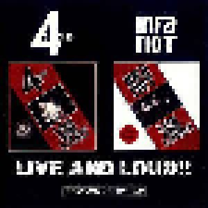 4-Skins, The + Infa-Riot: Live And Loud!! (Split-CD) - Bild 1