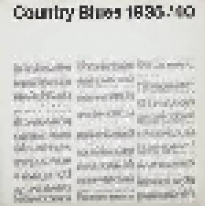Blind Boy Fuller: Country Blues 1935 - 1940 (LP) - Bild 3