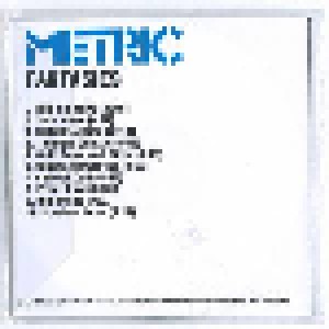 Metric: Fantasies (Promo-CD-R) - Bild 2