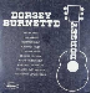 Cover - Dorsey Burnette: Dorsey