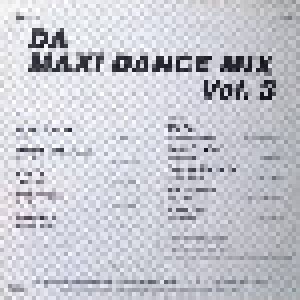 DA Maxi-Dance-Mix Vol. 3 (LP) - Bild 2