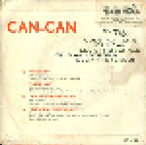 Cole Porter: Can-Can (4 Songs From Cole Porter's Can-Can) (7") - Bild 2