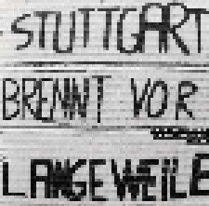 Cover - Autofick: Stuttgart Brennt Vor Langeweile