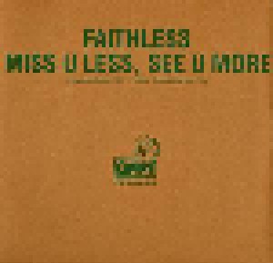 Faithless: Miss U Less, See U More (Promo-12") - Bild 1