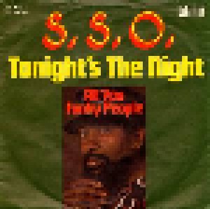 S.S.O.: Tonight's The Night (7") - Bild 1