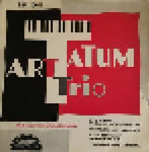 Art Tatum Trio: Piano Solos With Rhythm Accompaniment (10") - Bild 1