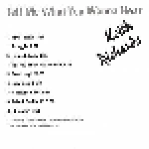 Keith Richards: Tell Me What You Wanna Hear (CD) - Bild 2