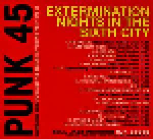 Punk 45 Extermination Nights In The Sixth City Cleveland, Ohio: Punk And Thedecline Of The Mid-West 1975-82 (CD) - Bild 2