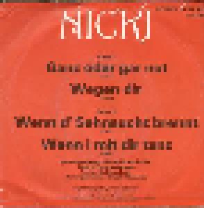 Nicki: Nicki (Amiga Quartett) (7") - Bild 2