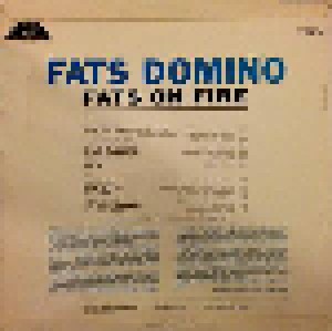 Fats Domino: Fats On Fire (LP) - Bild 2