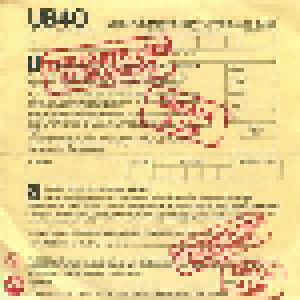 UB40: The Earth Dies Screaming (7") - Bild 1