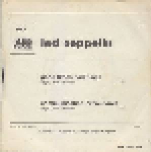 Led Zeppelin: Good Times Bad Times (7") - Bild 2