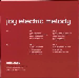 Joy Electric: Melody (2-LP) - Bild 2
