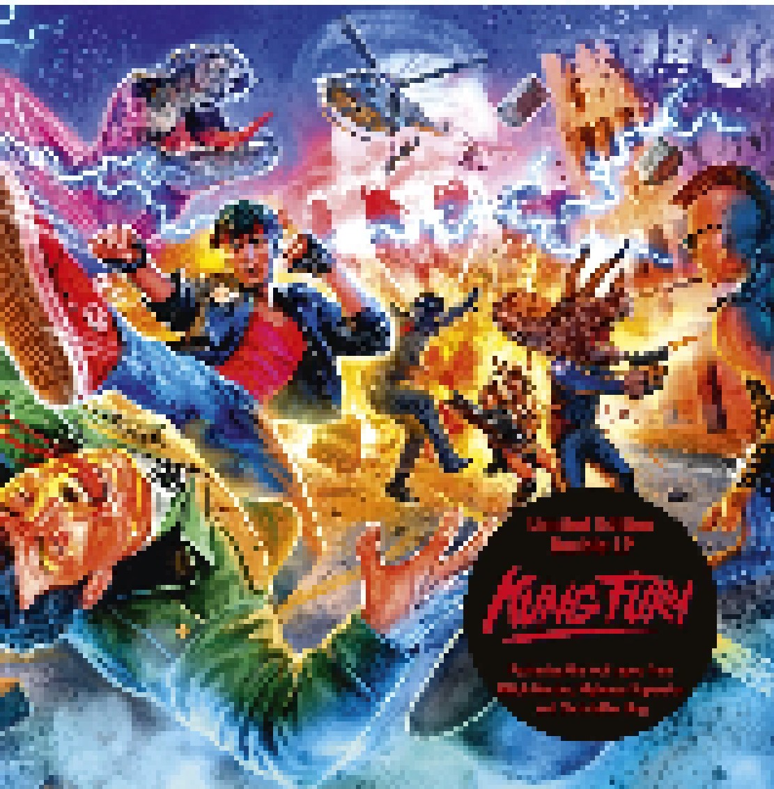 Kung Fury - Original Motion Picture Soundtrack | 2-LP (2018, Re-Release, Gatefold, 180 Gramm Vinyl, Rotes Vinyl, Schwarzes Vinyl, Vinyl)