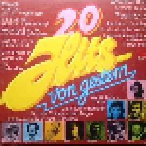Cover - Gunnar Welz: 20 Hits Von Gestern