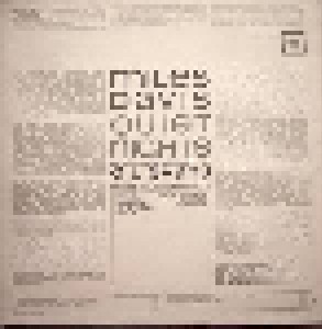 Miles Davis: Quiet Nights (LP) - Bild 2