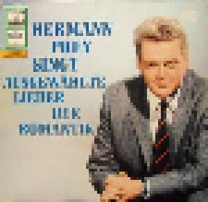 Hermann Prey Singt Ausgewählte Lieder der Romantik (LP) - Bild 1