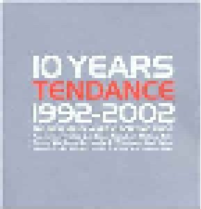 Cover - Mirrorball: Ten Years Tendance 1992-2002