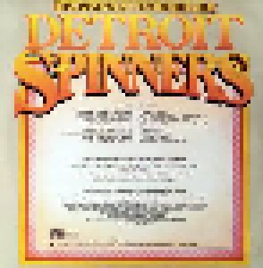 The Detroit Spinners: Happiness Is Being With The Detroit Spinners (LP) - Bild 2