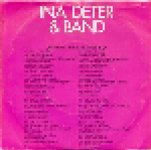 Cover - Ina Deter Band: Sind Zu Viel Gräber Auf Deinem Weg