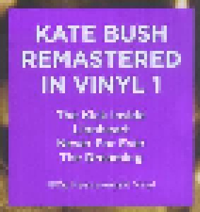 Kate Bush: Remastered In Vinyl I (4-LP) - Bild 3