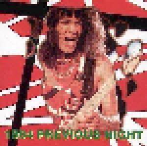 Van Halen: Previous Night - Cover