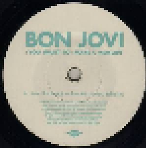 Bon Jovi: (You Want To) Make A Memory (7") - Bild 4