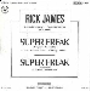 Rick James: Super-Freak (2-7") - Bild 2