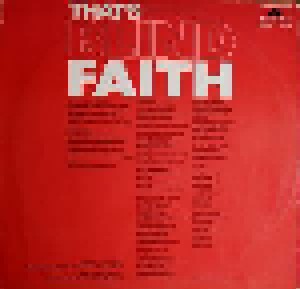 Blind Faith: That's Blind Faith (LP) - Bild 2
