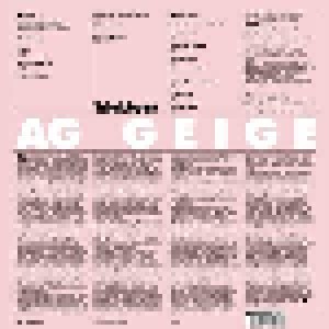 AG Geige: Trickbeat (LP) - Bild 2