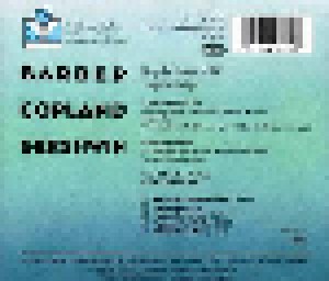 Samuel Barber + Aaron Copland + George Gershwin: Rhapsody In Blue / Appalachian Spring / Knoxville Adagio (Split-CD) - Bild 2