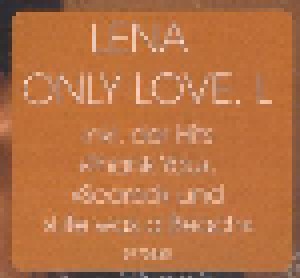 Lena: Only Love, L (CD) - Bild 3