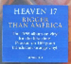 Heaven 17: Bigger Than America (LP) - Bild 2