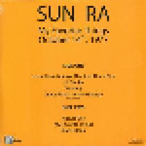 Sun Ra: My Favorite Things - October 14th, 1977 (LP) - Bild 2